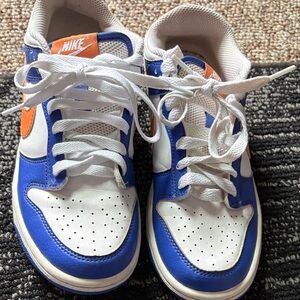 Nike Kids Nike Dunks White, Blue & Orange